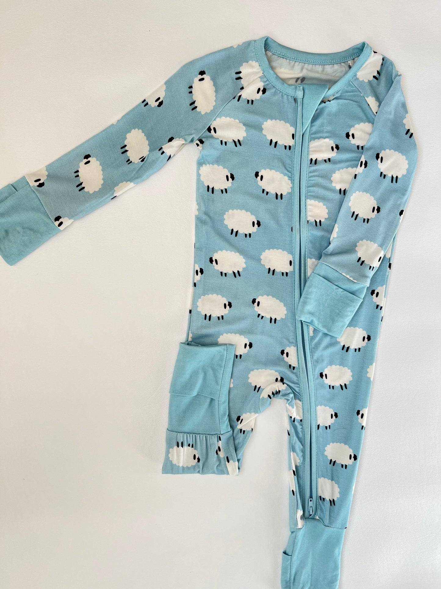 Blue Little Lamb Bamboo Sleeper